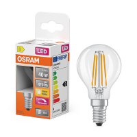 Żarówka E14 filamentowa LED Osram | kula P45 | ściemnialna | 2700K | 3,4 W (40 W) LOS01873
