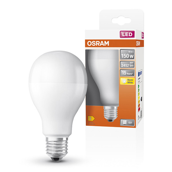 Żarówka E27 LED Osram | gruszka A68 | matowa | 2700K | 19 W (150 W) LOS00124 - 1