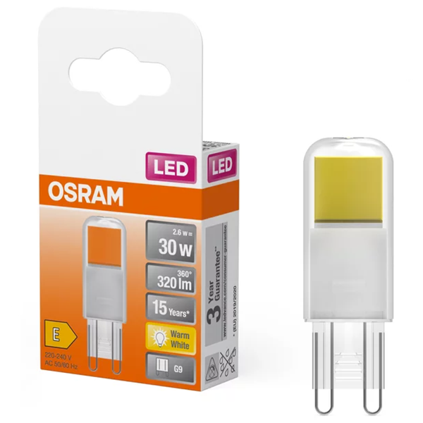 Żarówka G9 LED Osram | 2700K | 2,6 W (30 W) LOS01117 - 1
