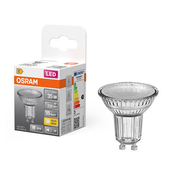 Żarówka GU10 LED Osram | spot | 2700K | 2,4 W (35 W) LOS01937 - 1
