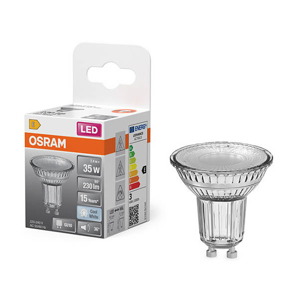 Żarówka GU10 LED Osram | spot | 4000K | 2,4 W (35 W) LOS01939 - 1