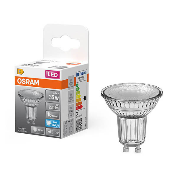 Żarówka GU10 LED Osram | spot | 6500K | 2,4 W (35 W) LOS02192 - 1