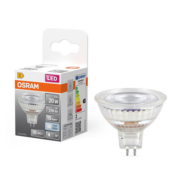 Żarówka GU5.3 (MR16) LED Osram | spot | 4000K | 2 W (20 W) LOS01947 - 1