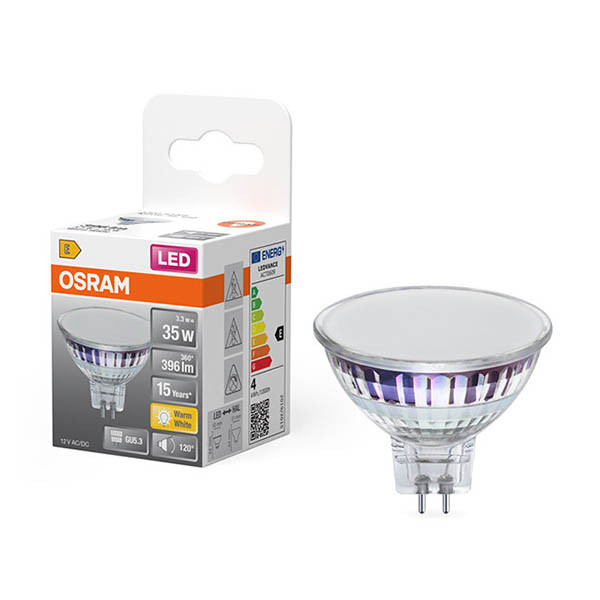 Żarówka GU5.3 (MR16) LED Osram | spot | matowa | 2700K | 3,3 W (35 W) LOS02194 - 1
