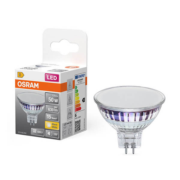 Żarówka GU5.3 (MR16) LED Osram | spot | matowa | 2700K | 5,3 W (50 W) LOS02196 - 1