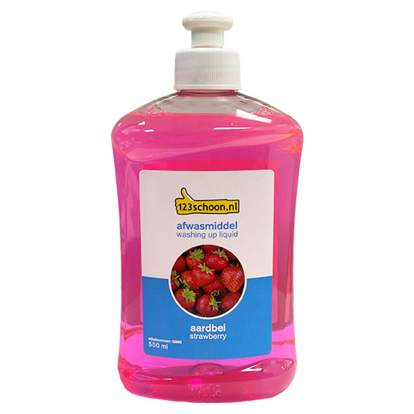 Płyn do mycia naczyń 123drukuj, truskawka (500 ml) SDR06071 - 1