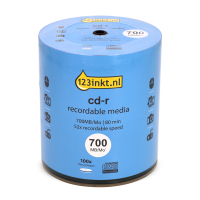 Płyta CD-R 700 MB 52x, 100 szt, 123drukuj 301226