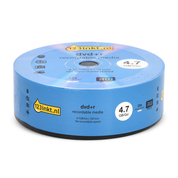Płyta DVD+R 4,7gb 16x, 25 szt, 123drukuj 301228 - 1