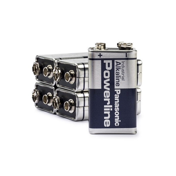 Baterie 9V 6LR61 Panasonic Powerline E-Block, 5 sztuk 204619 - 1