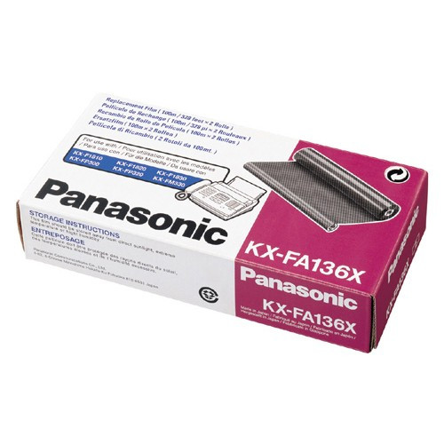 Panasonic KX-FA136X folia termotranferowa 2 sztuki, oryginalna KX-FA136X 075095 - 1