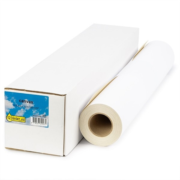 Papier do plotera Canvas, matowy 610 mm x 12 m (320 gramów), 123drukuj 155047 - 1