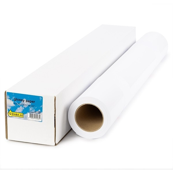 Papier do plotera błyszczący 914 mm x 30 m (190 gramów), 123drukuj 155052 - 1