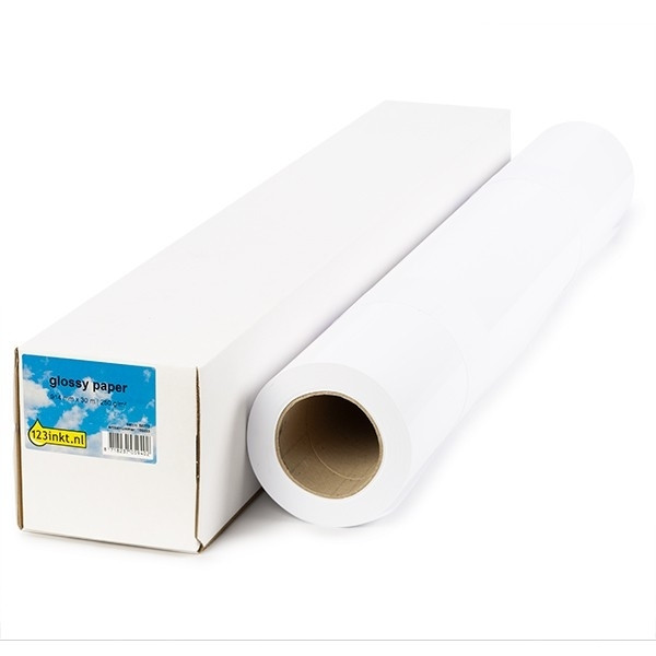 Papier do plotera błyszczący 914 mm x 30 m (260 gramów), 123drukuj 155055 - 1