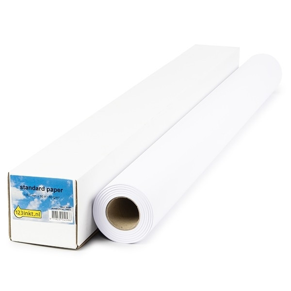 Papier do plotera standardowy 1067 mm x 50 m (80 gramów), 123drukuj 155086 - 1