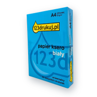 Papier ksero A4 80 g/m2 (500 szt.), 123drukuj  301578