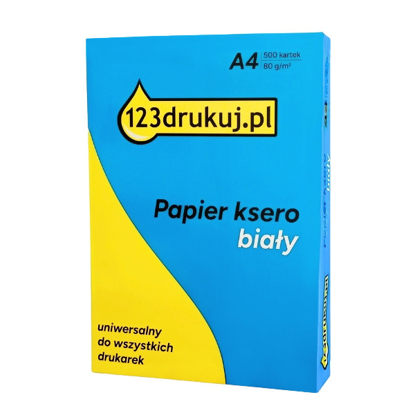 Papier ksero A4 80 g/m2 (500 szt.), 123drukuj  301578 - 1