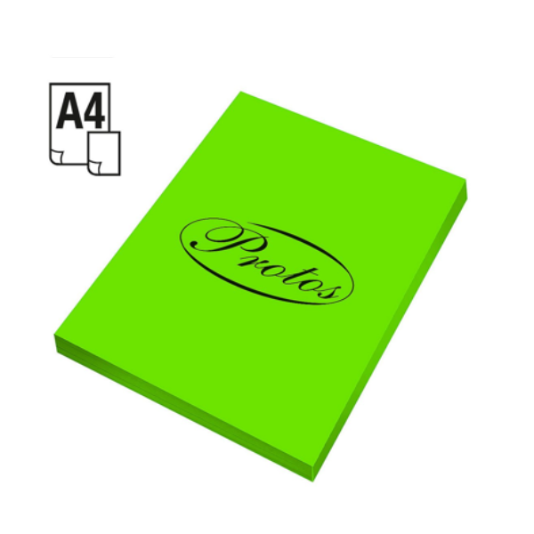 Papier ksero kolor A4, 75 gramów zielony neon, 100 szt. PAS008-IT321 246350 - 1