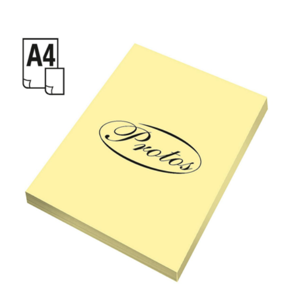 Papier ksero kolor A4, 80 gramów jasnożółty, 100 szt. PAS008-IT160 246352 - 1