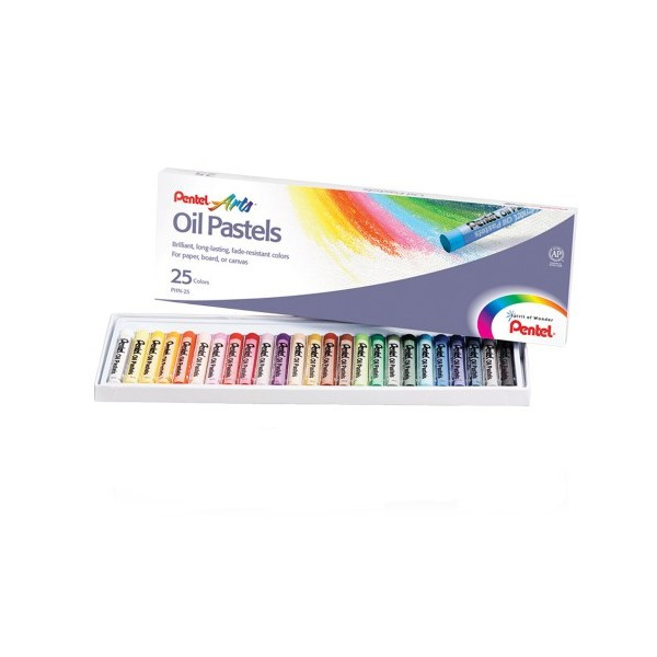 Pentel Pastele olejne Pentel PHN25 25 kolorów 013828 246439 - 1