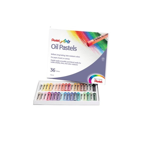 Pentel Pastele olejne Pentel PHN36 36 kolorów 013831 246440 - 1