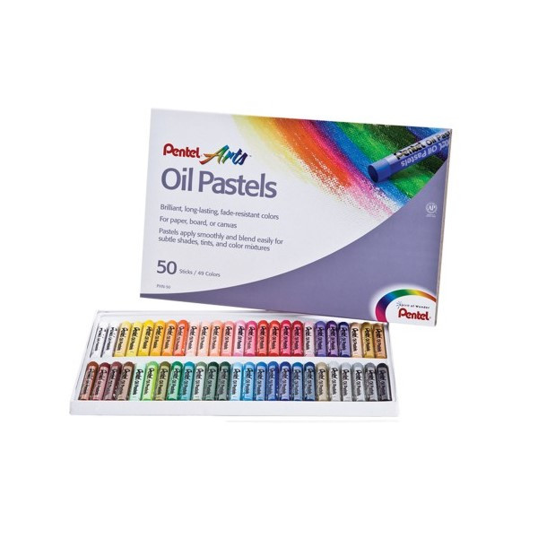 Pastele olejne Pentel PHN50 50 kolorów 246441 - 1