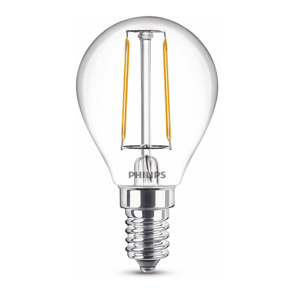 Philips Żarówka E14 filamentowa LED Philips | kula | 2700K | 2 W (25 W) 929001238695 LPH02394 - 1