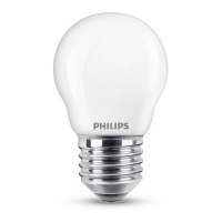 Philips Żarówka E27 LED Philips | kula | matowa | 2700K | 4,3 W (40 W)  LPH02356