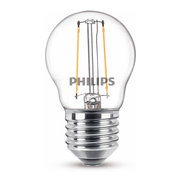 Philips Żarówka E27 filamentowa LED Philips | kula | 2700K | 2 W (25 W) 929001238755 LPH02370 - 1