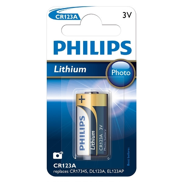 Philips Bateria litowa Philips CR123A, 1 sztuka CR123A/01B 098335 - 1