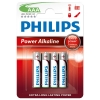 Baterie AAA LR03 Philips Power Alkaline Micro, 4 sztuki