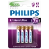 Baterie Philips Lithium Ultra FR03 Mignon AAA, 4 sztuki