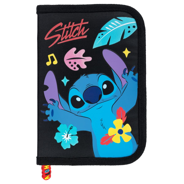 Piórnik prostokątny, 2 klapki, 1 zamek, Stitch 246938 - 1