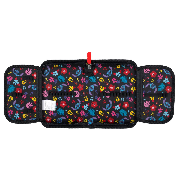 Piórnik prostokątny, 2 klapki, 1 zamek, Stitch 246938 - 2
