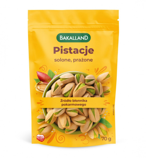 Pistacje prażone, Bakalland, 70g 700385 - 1