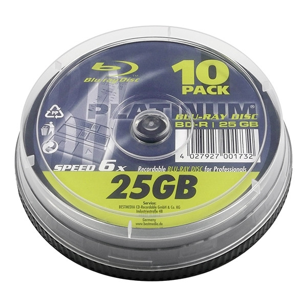 Platinum Płyty Blu-Ray-R Platinum, 10 sztuk 100451 090315 - 1