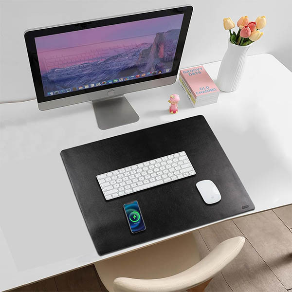 Podkładka na biurko 65 x 52 cm czarna, 123drukuj 302420 - 3