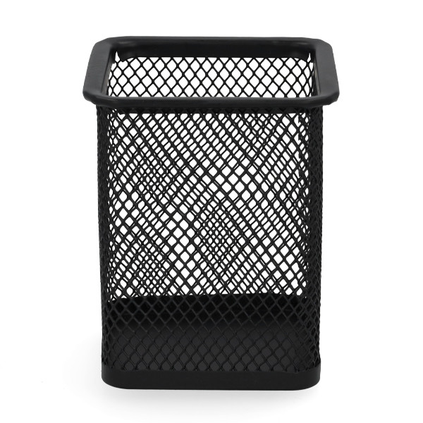 Pojemnik na długopisy, kwadratowy, czarny, 123drukuj 303084 - 1