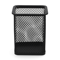 Pojemnik na długopisy, kwadratowy, czarny, 123drukuj 303084