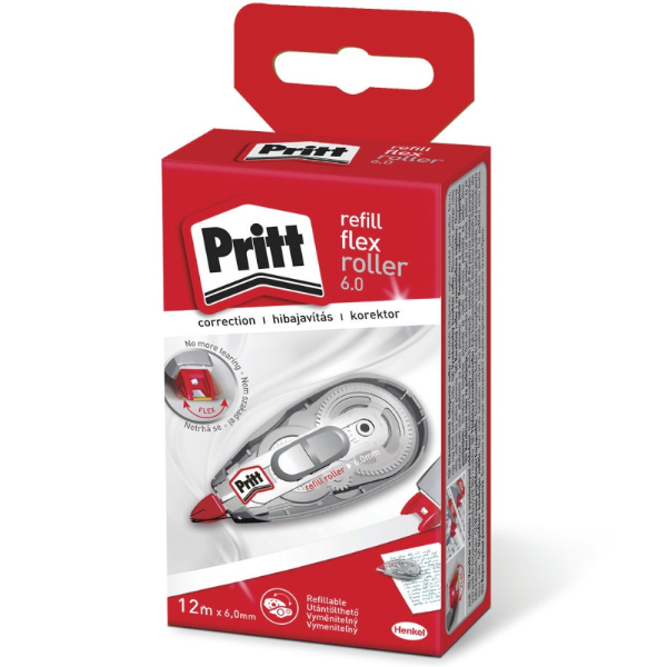 Pritt Korektor w taśmie Refill Flex, 6mm x 12m Pritt System z kasetą wymienną 2679533 201783 - 1