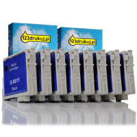 Promocja: Epson seria T061, 2 x komplet tuszów (czarny + 3 kolory), wersja 123drukuj C13T06154010C 110610