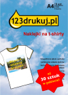 Promocja: papier transferowy na T-shirty (30 kartek) 123drukuj