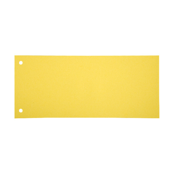 Przekładki 1/3 A4, 105x240 mm (100 szt.), żółty, 123drukuj 301749 - 1