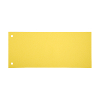 Przekładki 1/3 A4, 105x240 mm (100 szt.), żółty, 123drukuj 301749