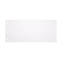 Przekładki 1/3 A4, 240x105 mm (100 szt.), biały, 123drukuj 301754
