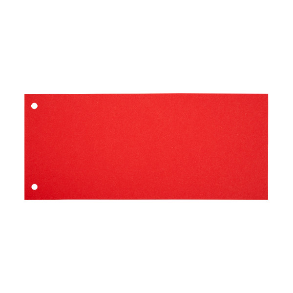 Przekładki 1/3 A4, 240x105 mm (100 szt.), czerwony, 123drukuj 301750 - 1