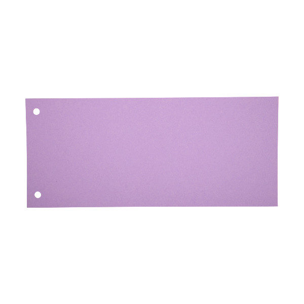 Przekładki 1/3 A4, 240x105 mm (100 szt.), fioletowe, 123drukuj 301747 - 1