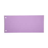 Przekładki 1/3 A4, 240x105 mm (100 szt.), fioletowe, 123drukuj 301747