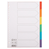 Przekładki kartonowe A4 kolorowe (23 dziurki), 123drukuj