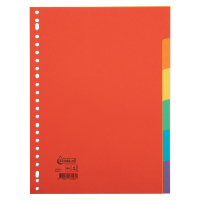 Przekładki tekturowe A4 kolorowe (6 zakładek | 23 otwory), 123drukuj 300531