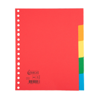 Przekładki tekturowe A5 kolorowe (17 otworów), 123drukuj 301540